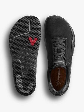 Vivo Barefoot Black Minimalist Lace-Up Athletic Shoes